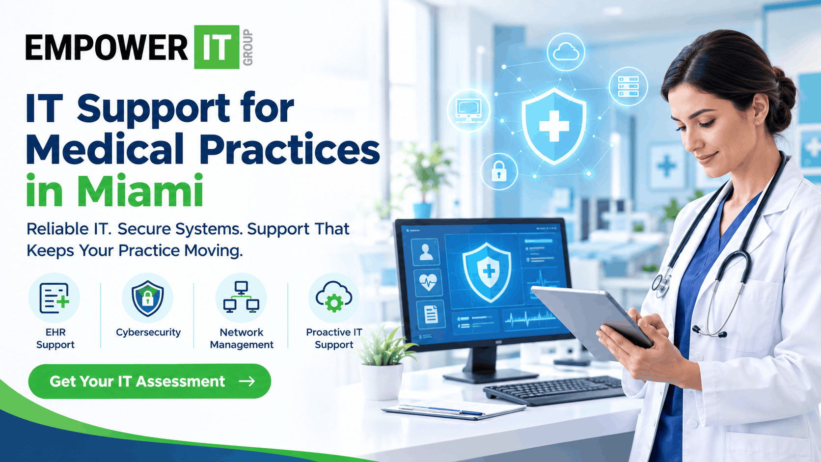 IT support for medical practices Miami
